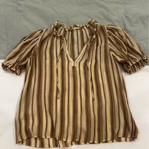 Ulla Johnson Striped Top Sz 4/S